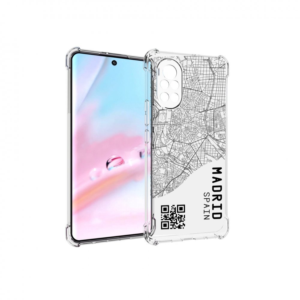 

Чехол MyPads схема-мадрид для Huawei Nova 8 (ANG-LX1), Прозрачный, Tocco