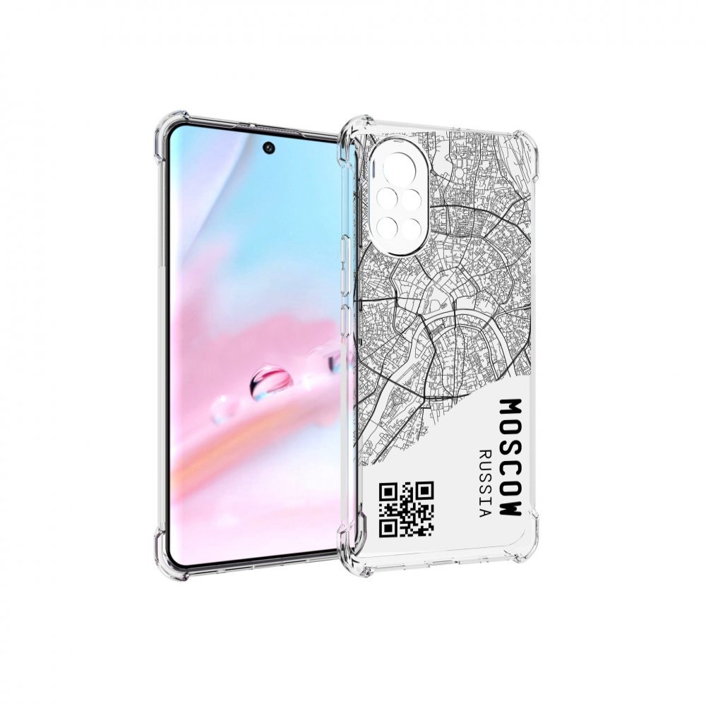 

Чехол MyPads схема-москва для Huawei Nova 8 (ANG-LX1), Прозрачный, Tocco