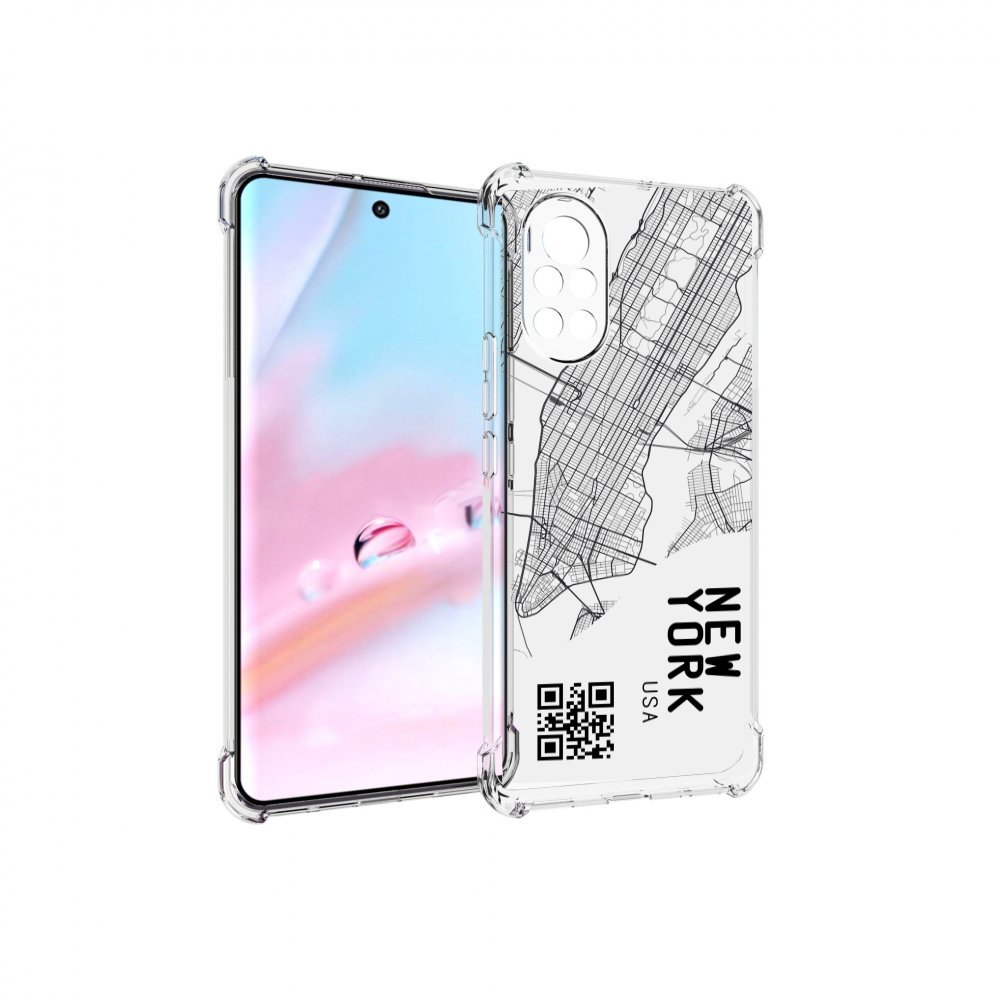 

Чехол MyPads схема-нью-йорк для Huawei Nova 8 (ANG-LX1), Прозрачный, Tocco