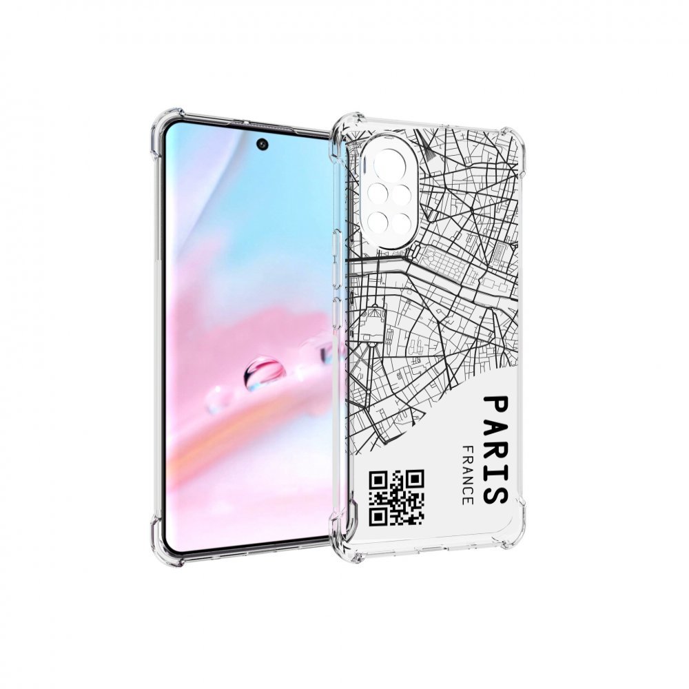 

Чехол MyPads схема-париж для Huawei Nova 8 (ANG-LX1), Прозрачный, Tocco