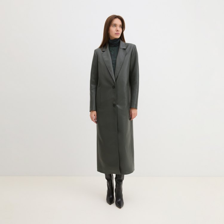 

Плащ женский Calzetti JOZEFINA зеленый XS, JOZEFINA