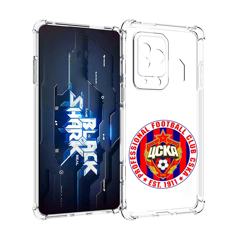 

Чехол MyPads ФК ЦСК логотип для Xiaomi Black Shark 5 Pro, Прозрачный, Tocco