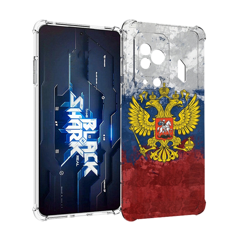

Чехол MyPads герб-России для Xiaomi Black Shark 5 Pro, Прозрачный, Tocco