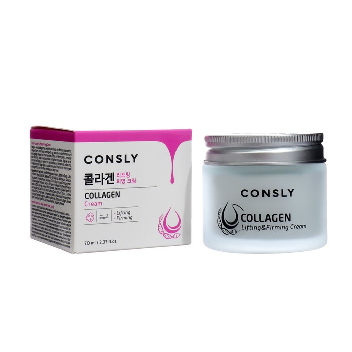 Крем для лица Consly Collagen Lifting Firming с коллагеном, лифтинг-эффект 70 мл