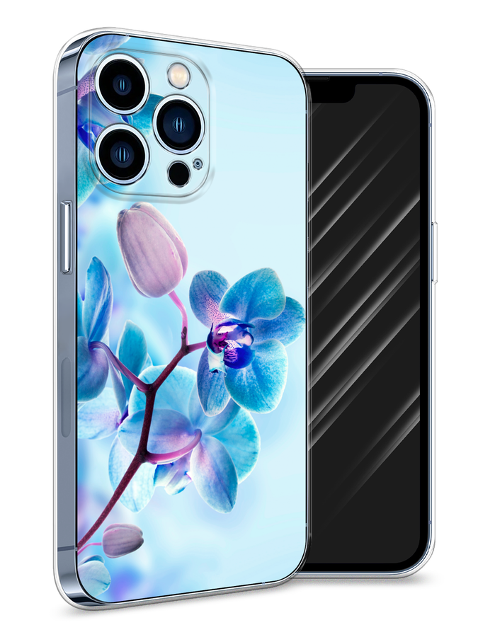 

Чехол Awog на Apple iPhone 13 Pro / Айфон 13 Pro "Голубая орхидея", Разноцветный, 14350-8