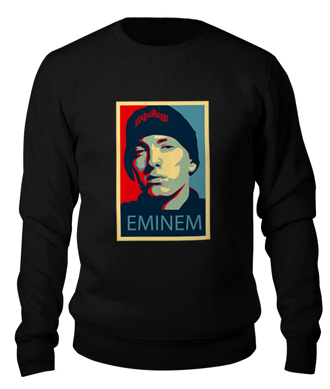 

Свитшот унисекс Printio Eminem черный L, Eminem