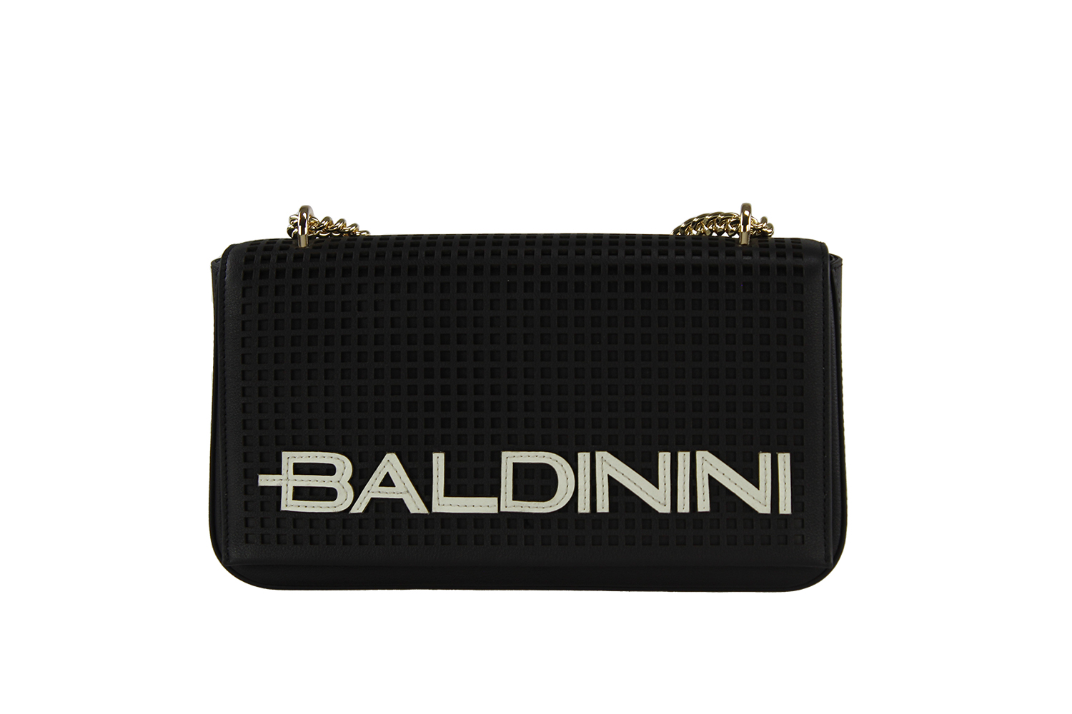 Сумка Baldinini для женщин, на плечо, G1EPWGD40012B01, чёрный и белый-B01