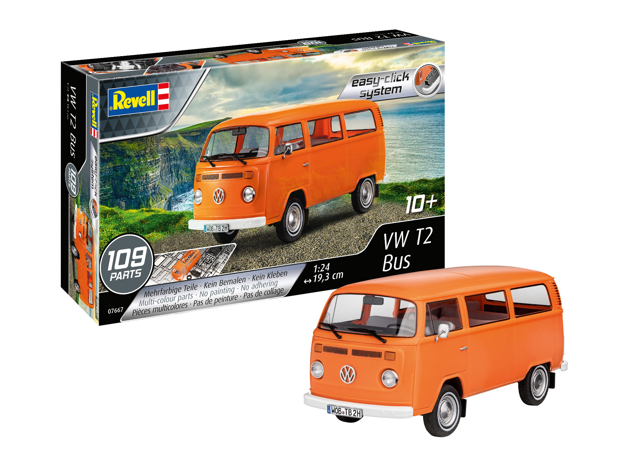 

Сборная модель Revell 1/24 Микроавтобус Фольксваген T2 07667