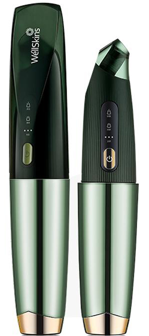 фото Аппарат для вакуумной чистки кожи лица wellskins wx-ht200 green
