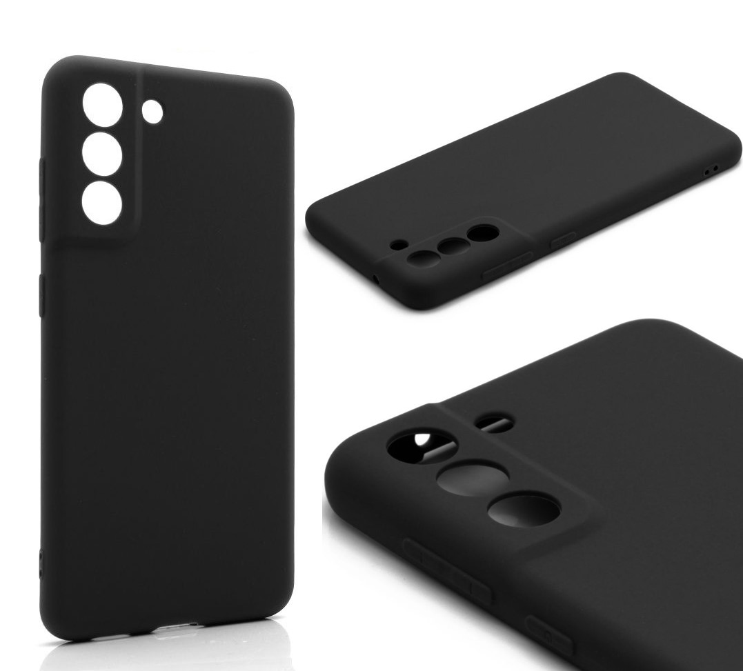 

Силиконовый чехол TPU Case матовый для Samsung S21FE черный