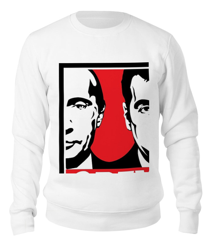 

Свитшот унисекс Printio Obey белый L, Obey