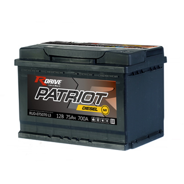 фото Аккумулятор rdrive patriot 75l