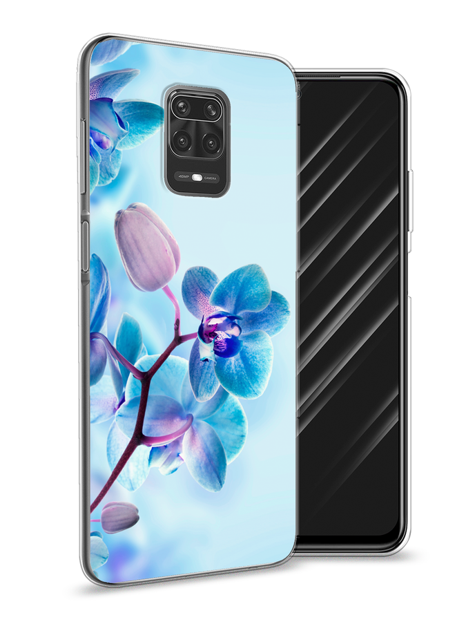 

Чехол Awog на Xiaomi Redmi Note 9S "Голубая орхидея", Разноцветный, 37950-8