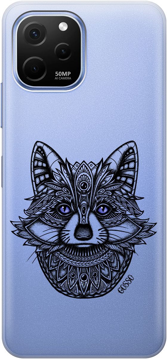 Силиконовый чехол на Huawei nova Y61 с 3D принтом 