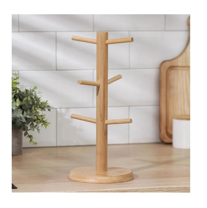 

Подставка для кружек bamboo 14,5х32см 6781024