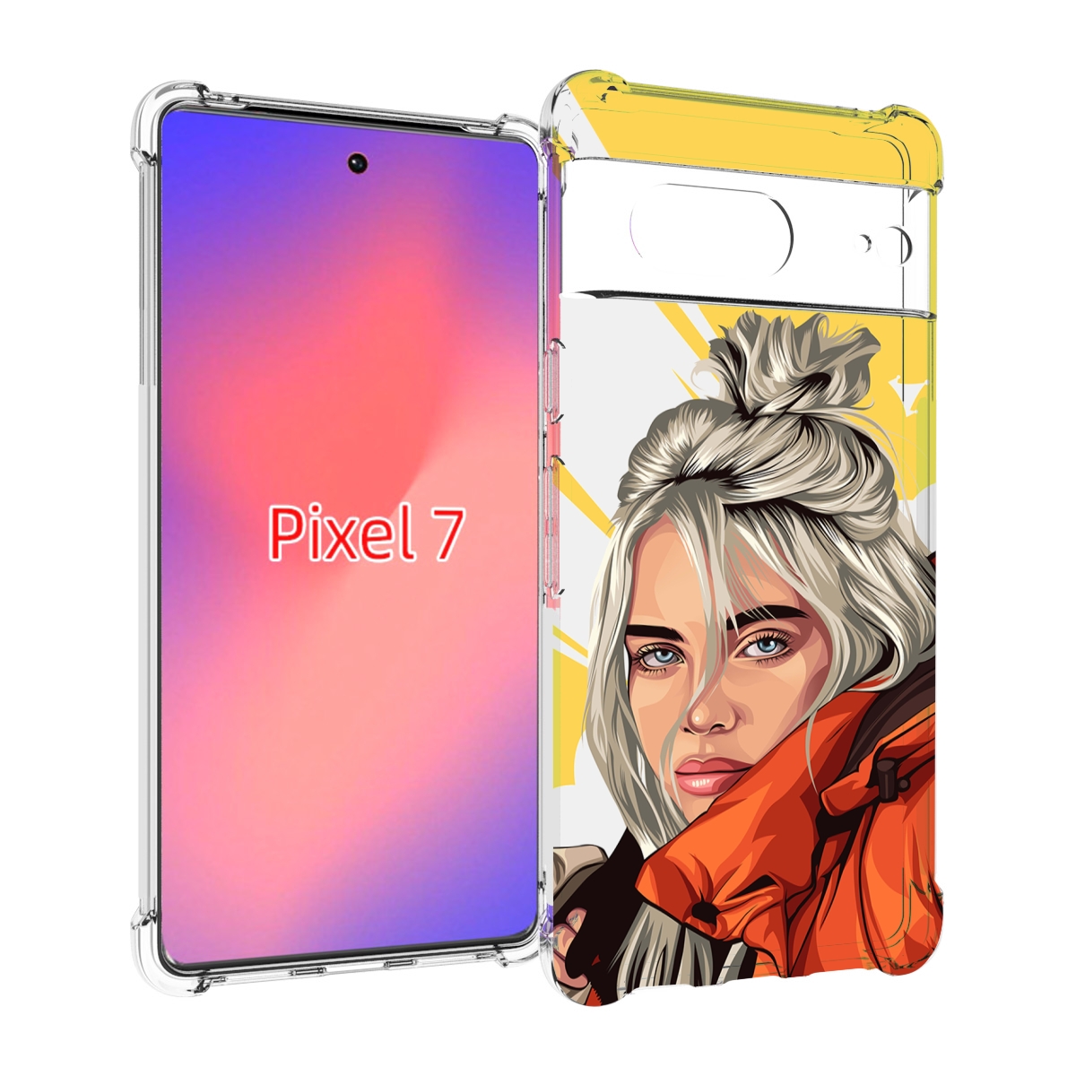 

Чехол Mypads Билли-Айлиш-В-Куртке Для Google Pixel 7, Прозрачный, Tocco