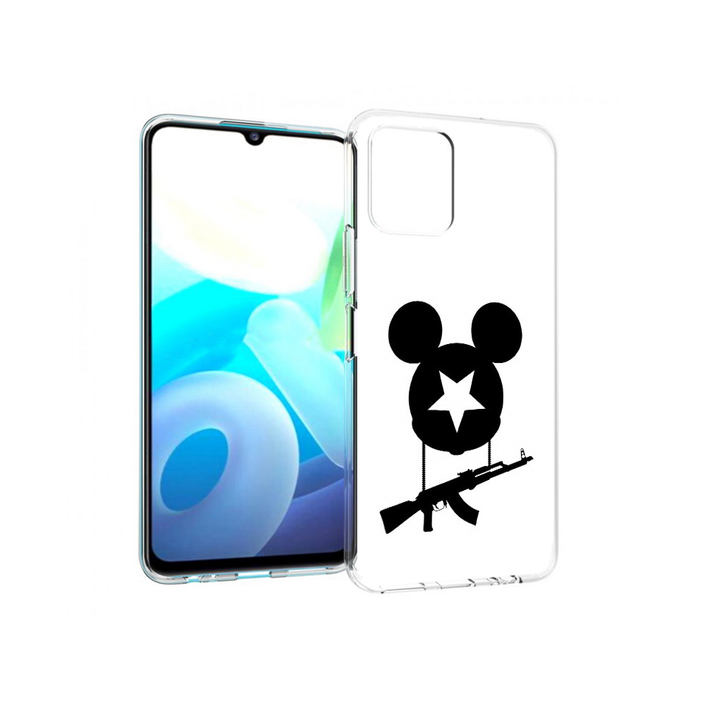 

Чехол MyPads Tocco для Vivo Y15s АК Микки (PT224456.390.26), Прозрачный, Tocco
