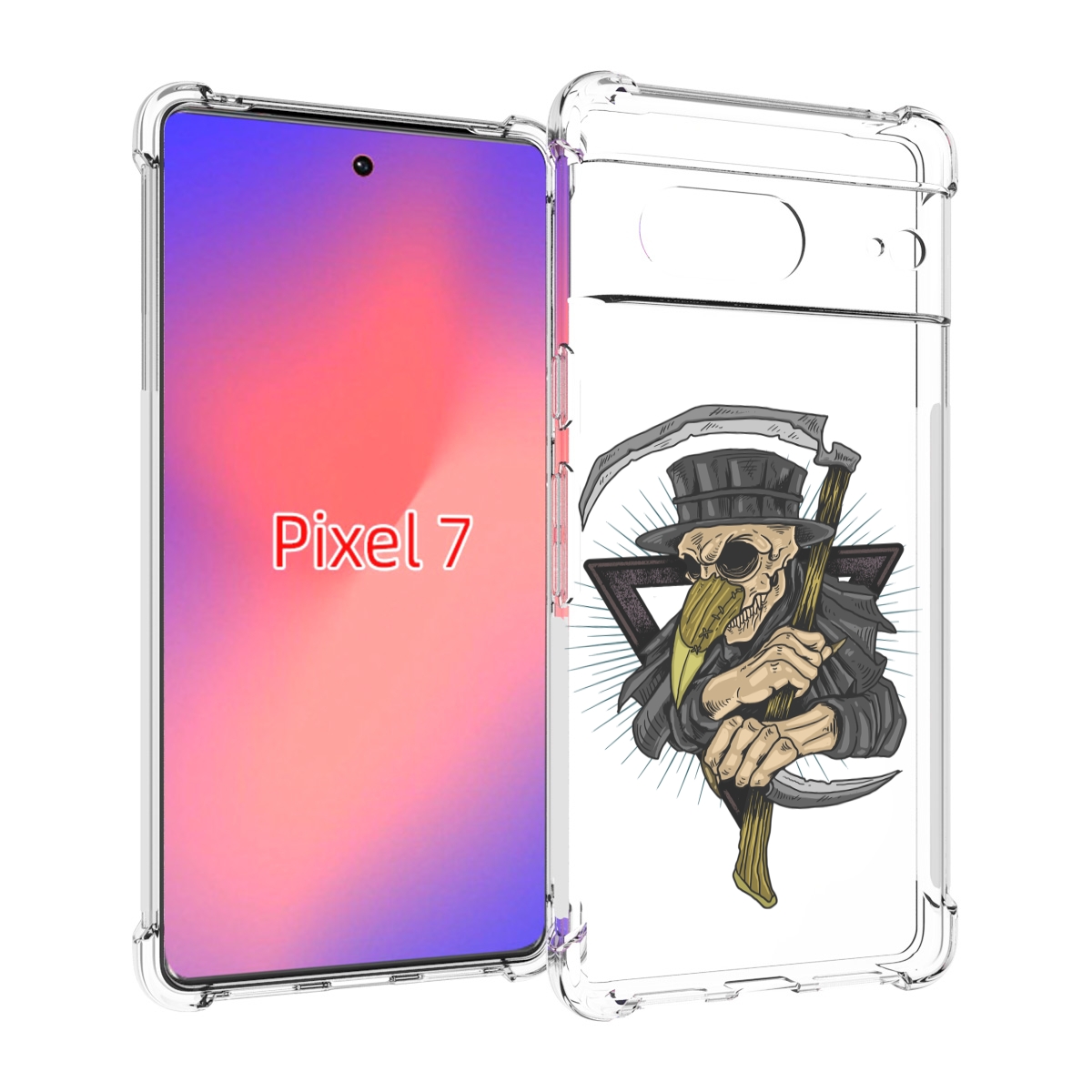 

Чехол Mypads Борец-С-Чумой Для Google Pixel 7, Прозрачный, Tocco