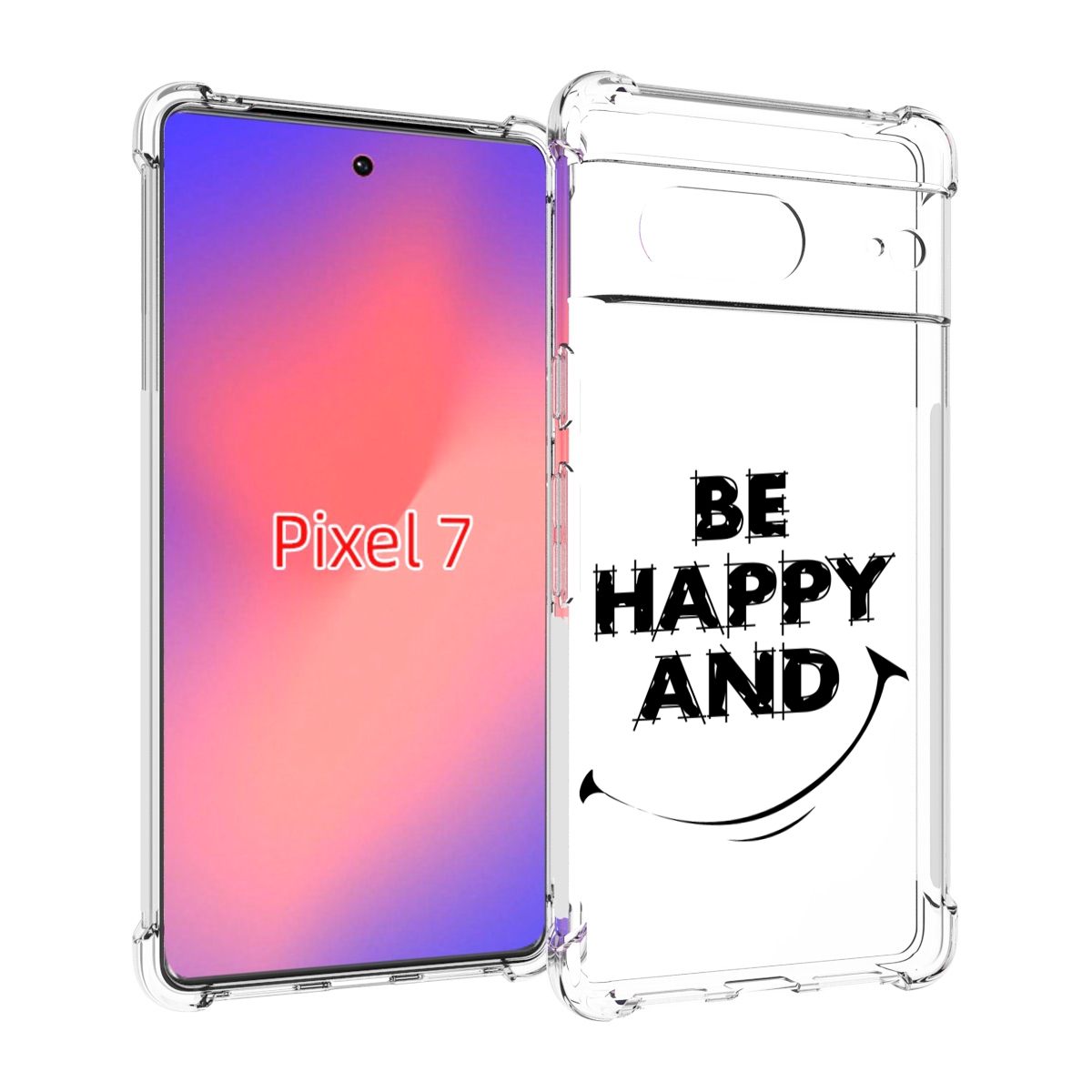 

Чехол Mypads Будь-Счастливым Для Google Pixel 7, Прозрачный, Tocco