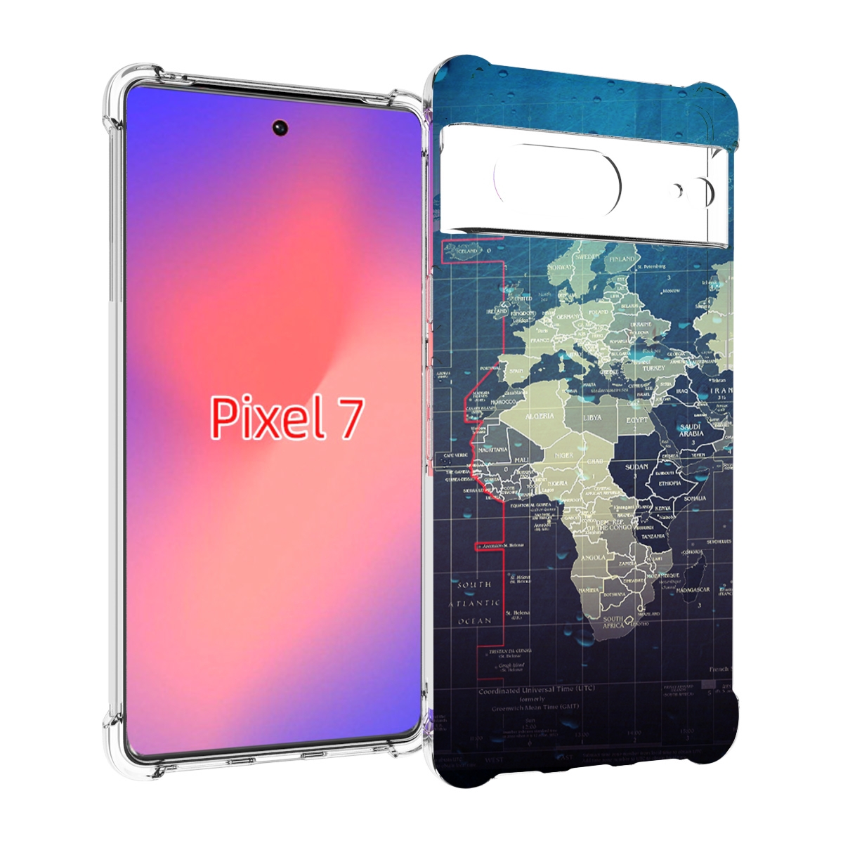 

Чехол Mypads Бункер-Анклава Для Google Pixel 7, Прозрачный, Tocco