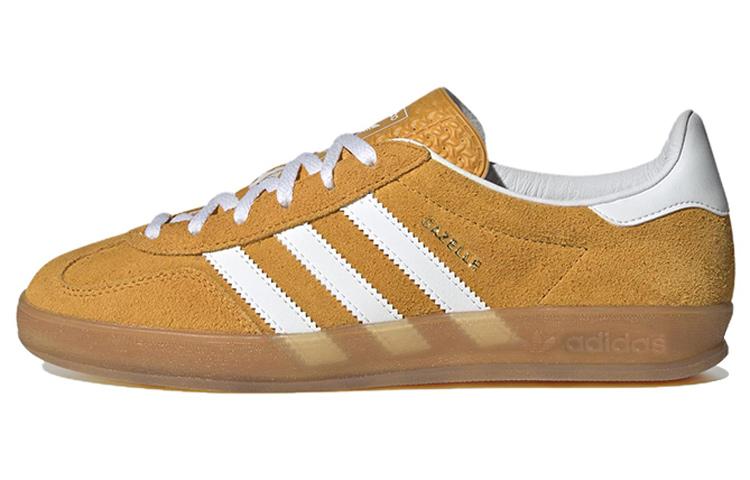 

Кеды унисекс Adidas Gazelle Indoor желтые 41 EU, Желтый, Gazelle Indoor