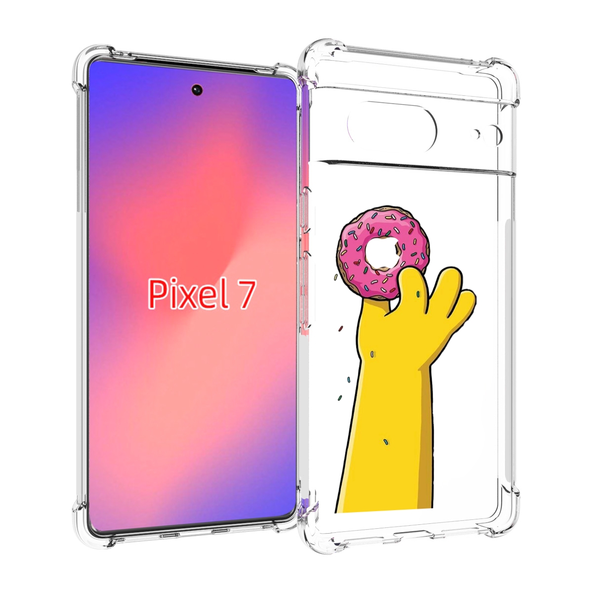 

Чехол Mypads Вкусный-Пончик Для Google Pixel 7, Прозрачный, Tocco
