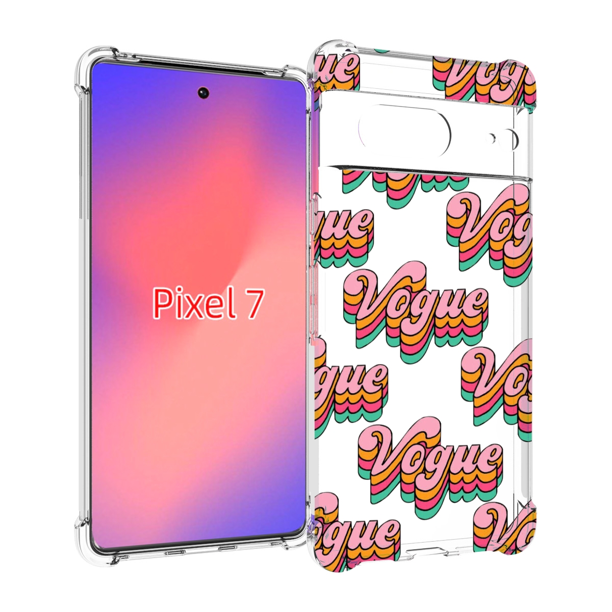 

Чехол Mypads Вогуе Для Google Pixel 7, Прозрачный, Tocco