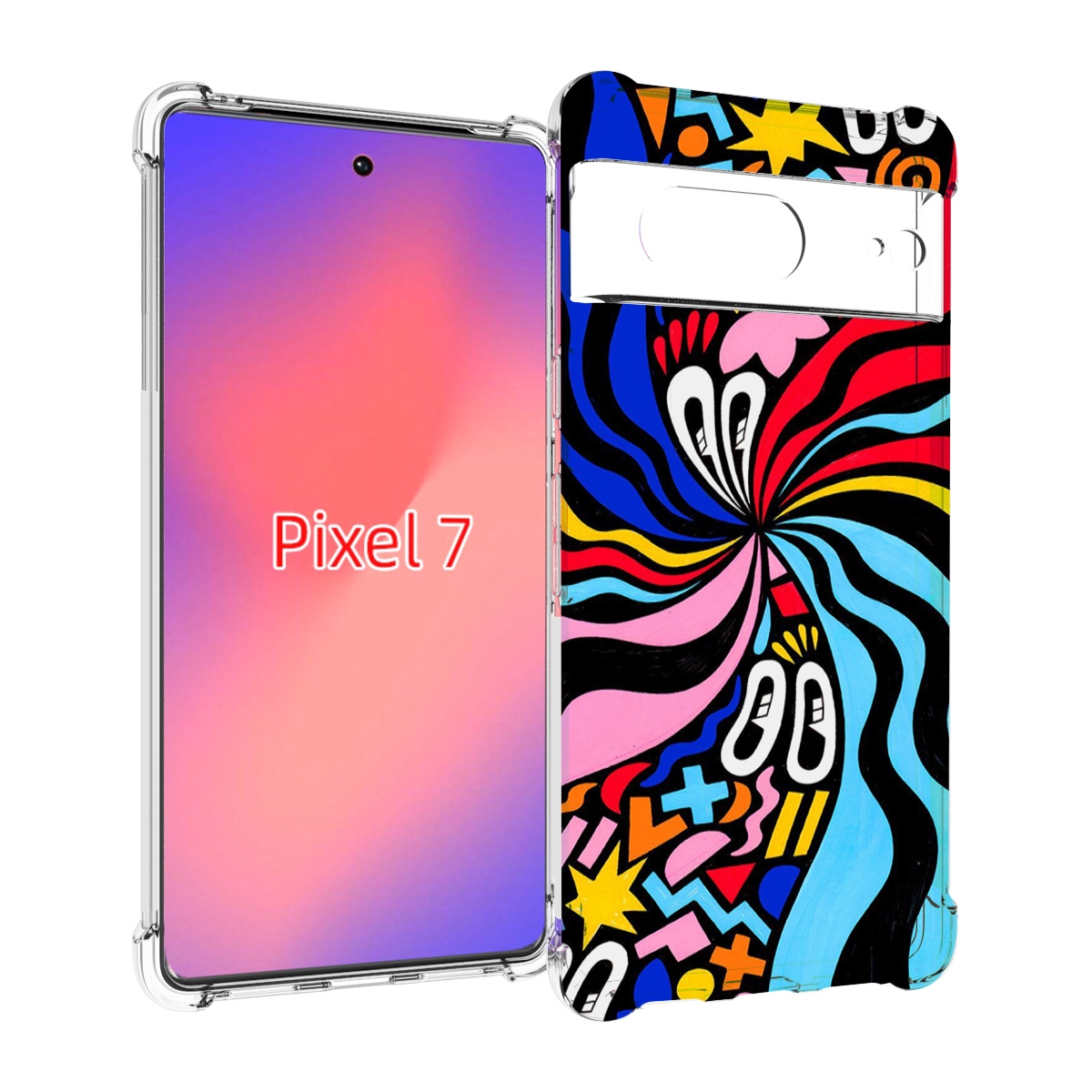 

Чехол Mypads Волнистая-Абстракция Для Google Pixel 7, Прозрачный, Tocco
