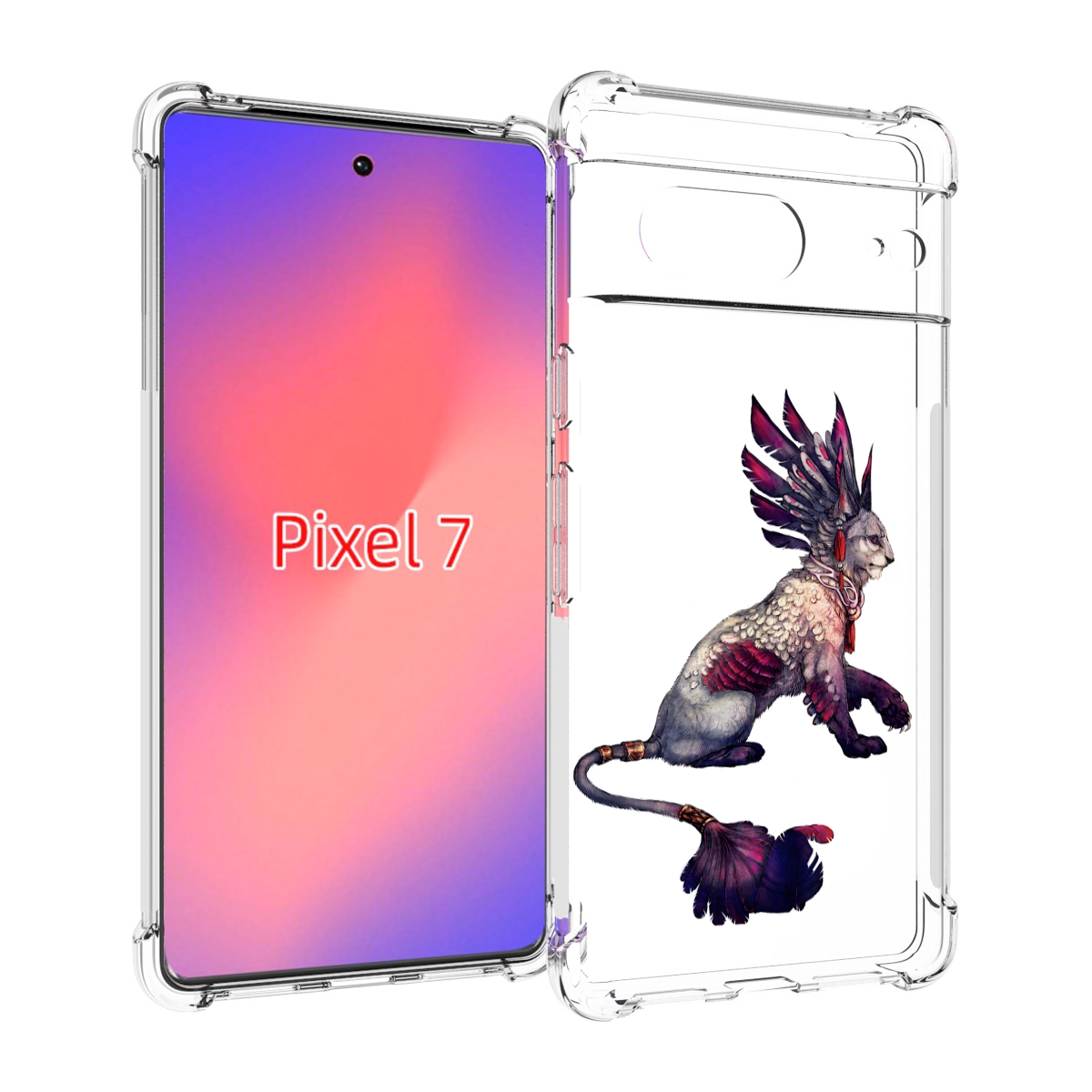 

Чехол Mypads Волшебная-Пума Для Google Pixel 7, Прозрачный, Tocco