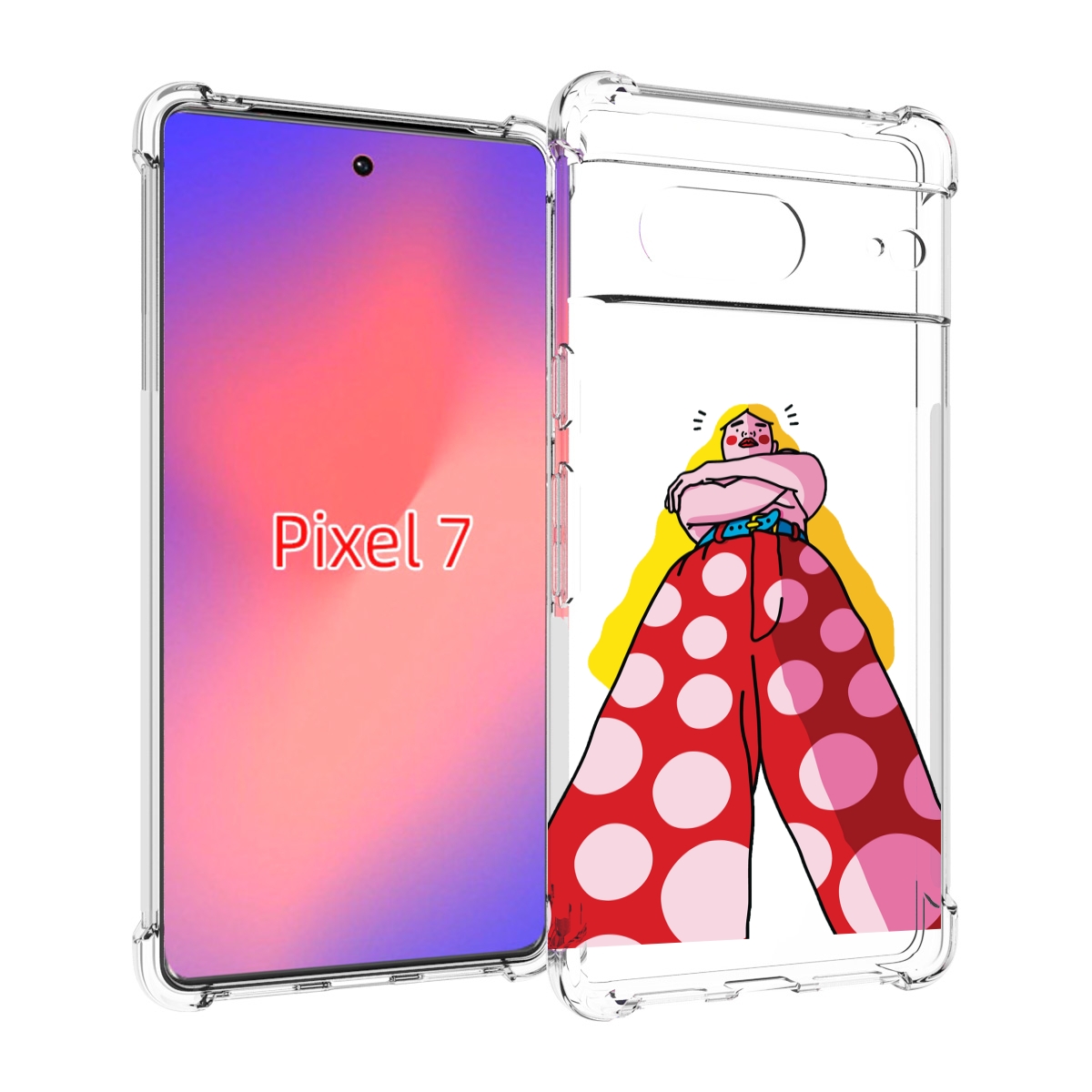 

Чехол Mypads Высокая-Девушка Для Google Pixel 7, Прозрачный, Tocco