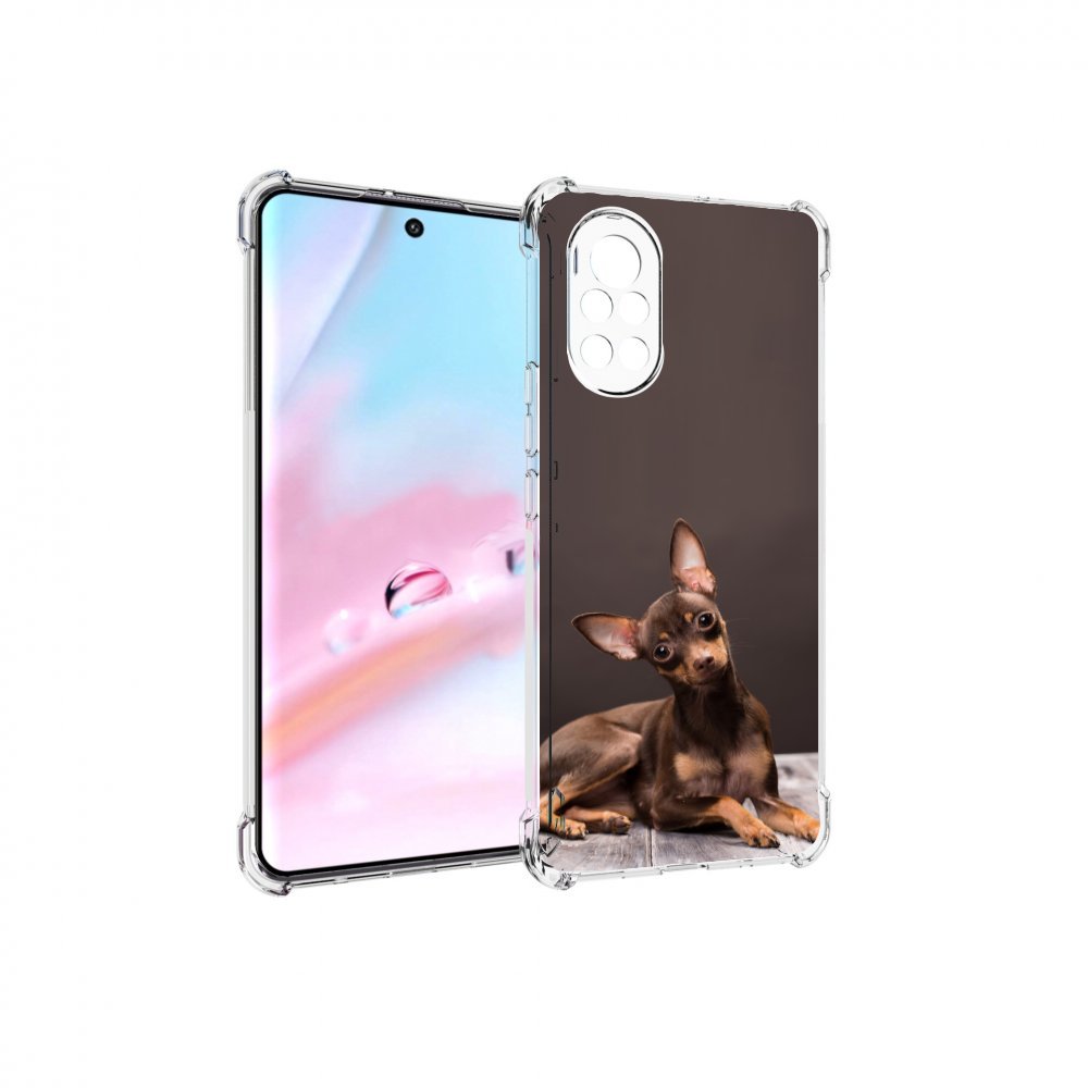 

Чехол MyPads тои терьер для Huawei Nova 8 (ANG-LX1), Прозрачный, Tocco