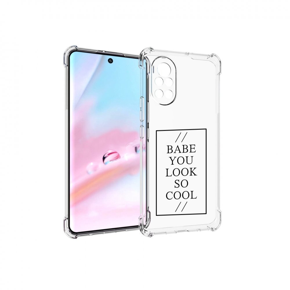 

Чехол MyPads ты-выглядишь-очень-круто для Huawei Nova 8 (ANG-LX1), Прозрачный, Tocco