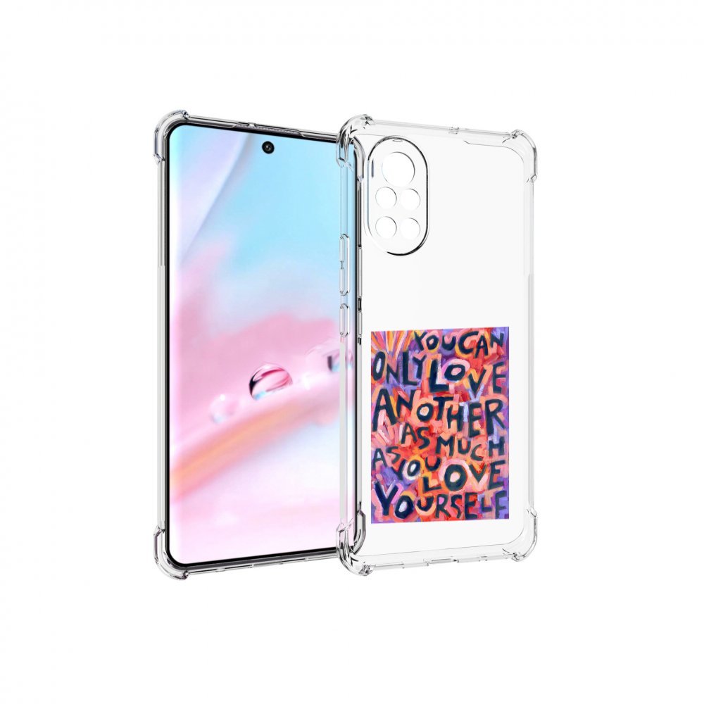 

Чехол MyPads ты-можешь-только-любить для Huawei Nova 8 (ANG-LX1), Прозрачный, Tocco