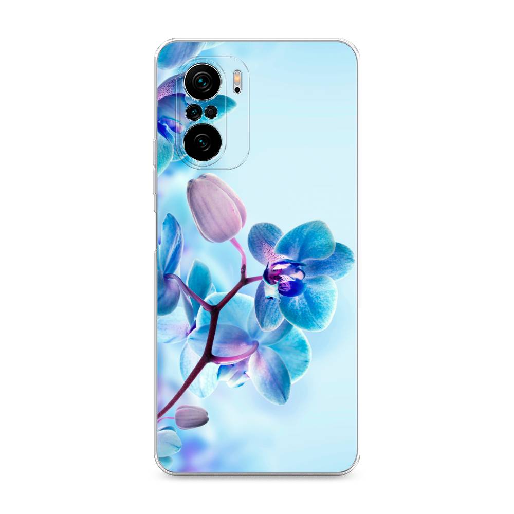 фото Чехол awog "голубая орхидея" для xiaomi poco f3