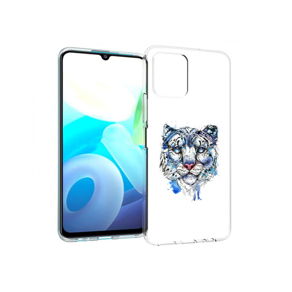 

Чехол MyPads Tocco для Vivo Y15s водяной тигр (PT224456.390.263), Прозрачный, Tocco