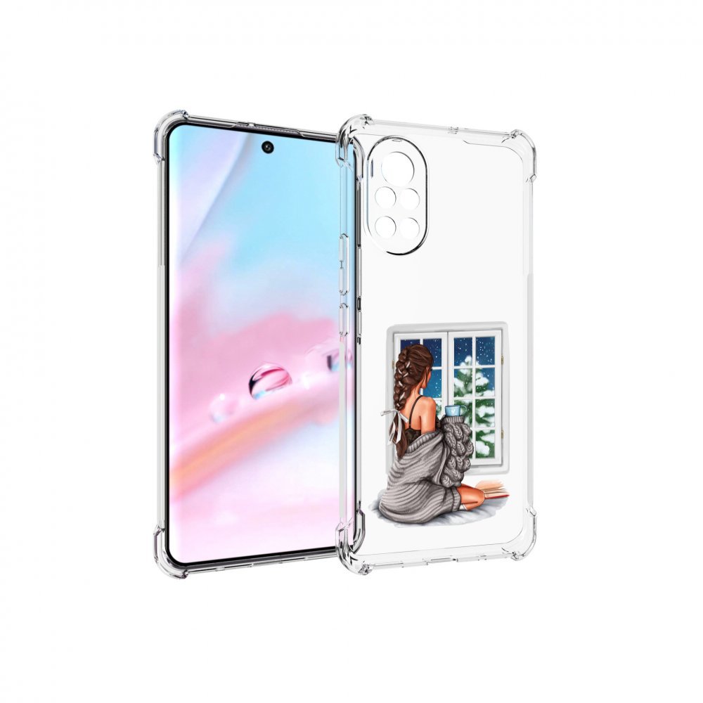 

Чехол MyPads уютное-зимнее-окно женский для Huawei Nova 8 (ANG-LX1), Прозрачный, Tocco