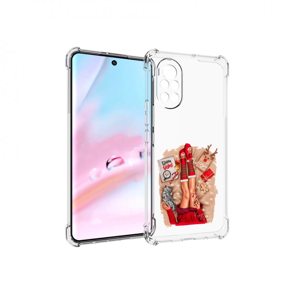 

Чехол MyPads уютный-арт женский для Huawei Nova 8 (ANG-LX1), Прозрачный, Tocco