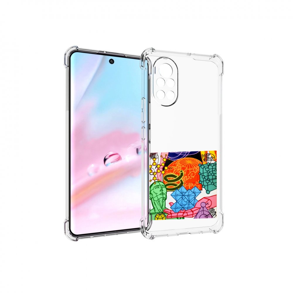 

Чехол MyPads физика-химия для Huawei Nova 8 (ANG-LX1), Прозрачный, Tocco