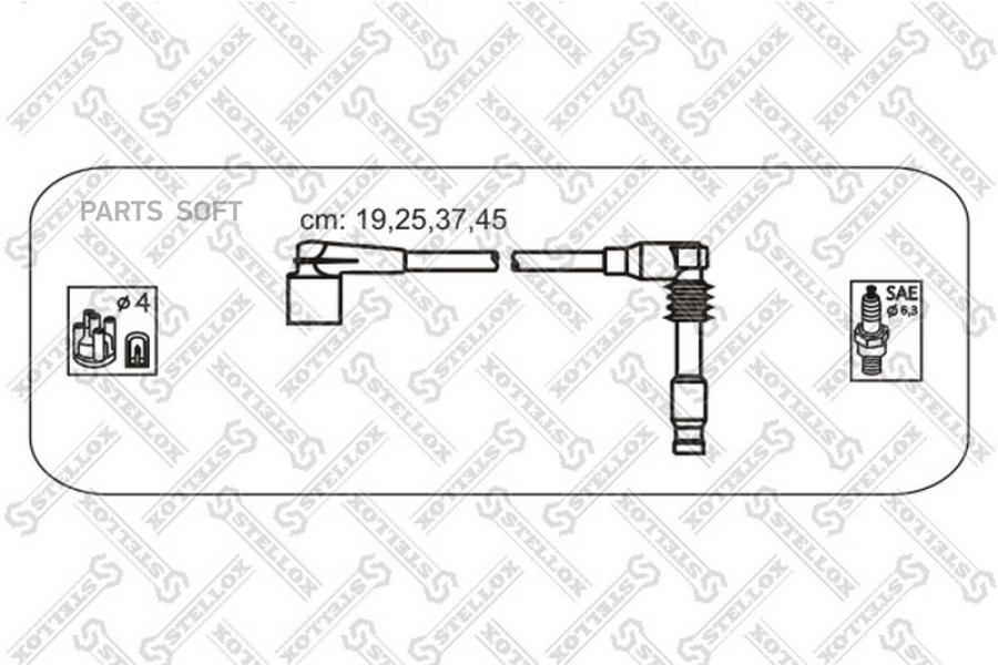 10-38164-sx_к-кт проводов opel astra/vectra 1.8/2.0 93>