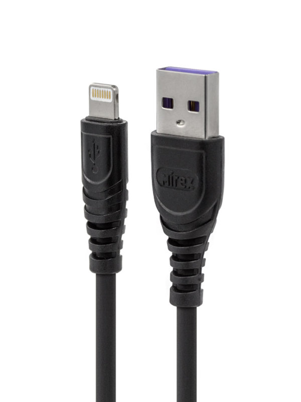 фото Кабель lightning - usb mirex 13700-007i3bk 1.2 м черный