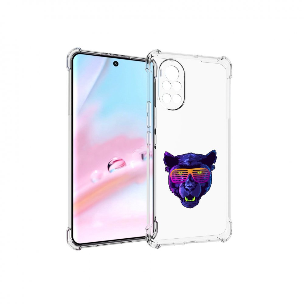 

Чехол MyPads фиолетовая пума в очках для Huawei Nova 8 (ANG-LX1), Прозрачный, Tocco