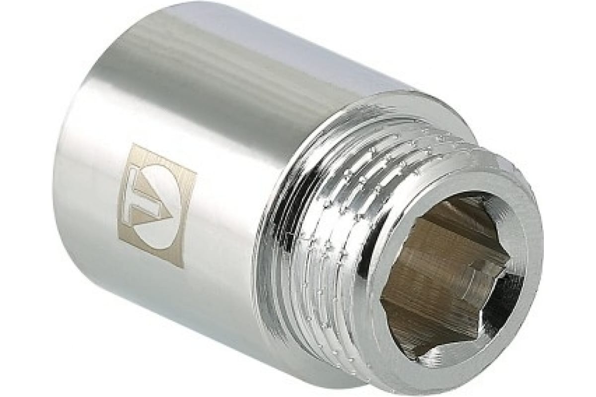 

Удлинитель VALTEC 1/2 внутренняя х70 мм, хром VTr.198.C.0470, Серебристый