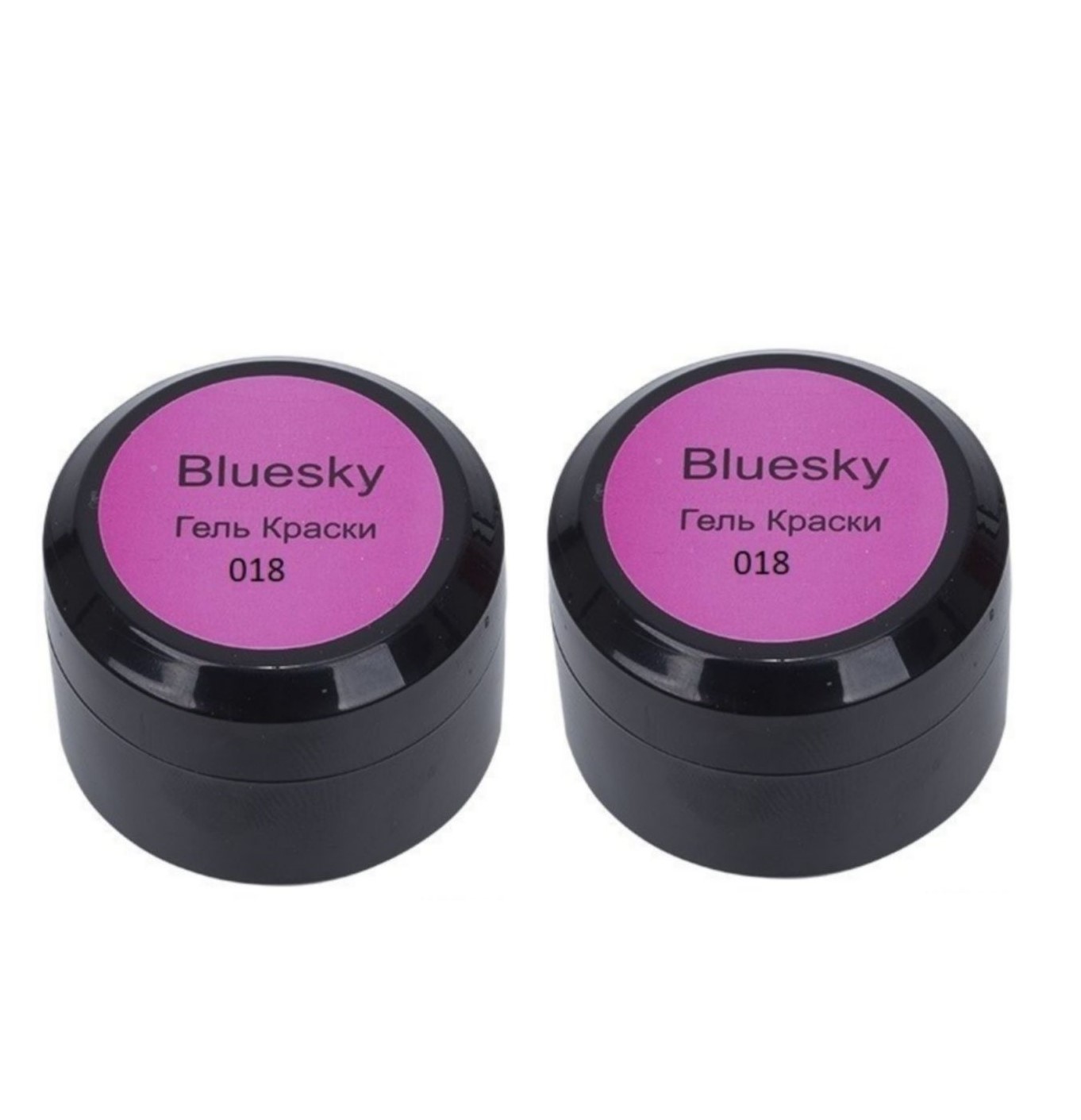 Гель-краска для ногтей Bluesky Classic 018 розовое кружево 8 мл 2 шт