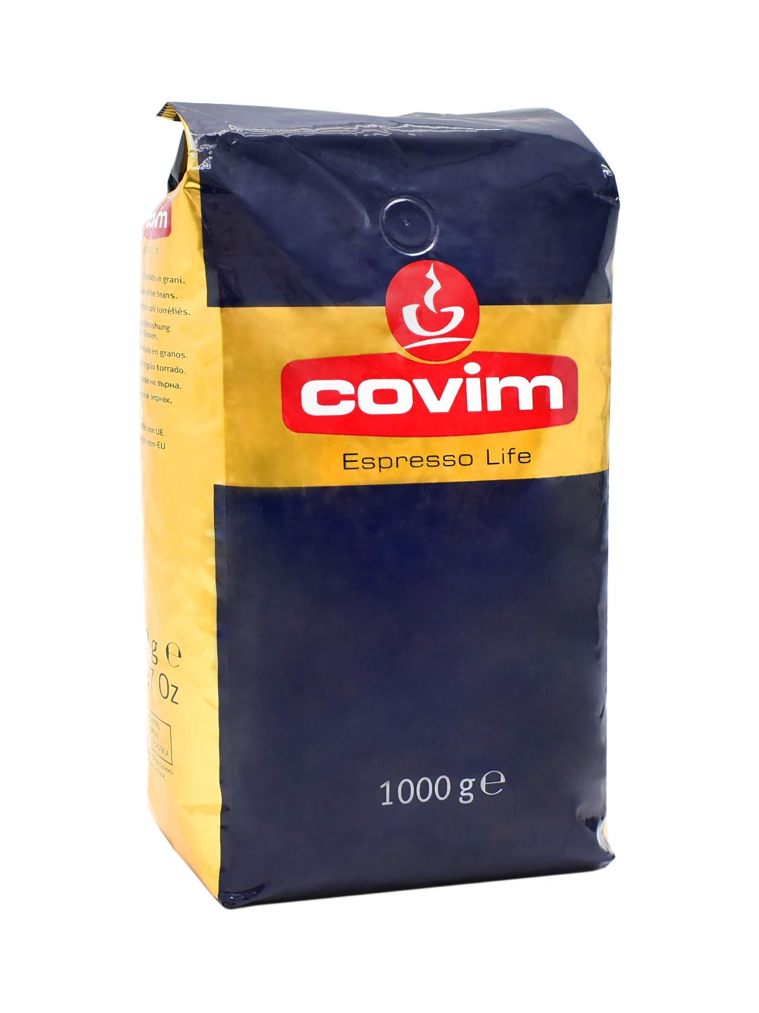 Кофе в зернах Covim Platinum Espresso Life 16% арабика 84% робуста, 1 кг