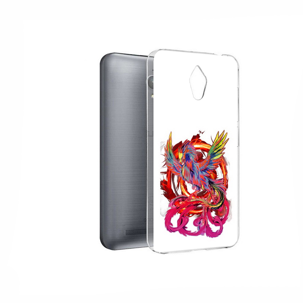 

Чехол MyPads Tocco для Asus ZenFone Go (ZC500TG) красочный феникс, Прозрачный, Tocco