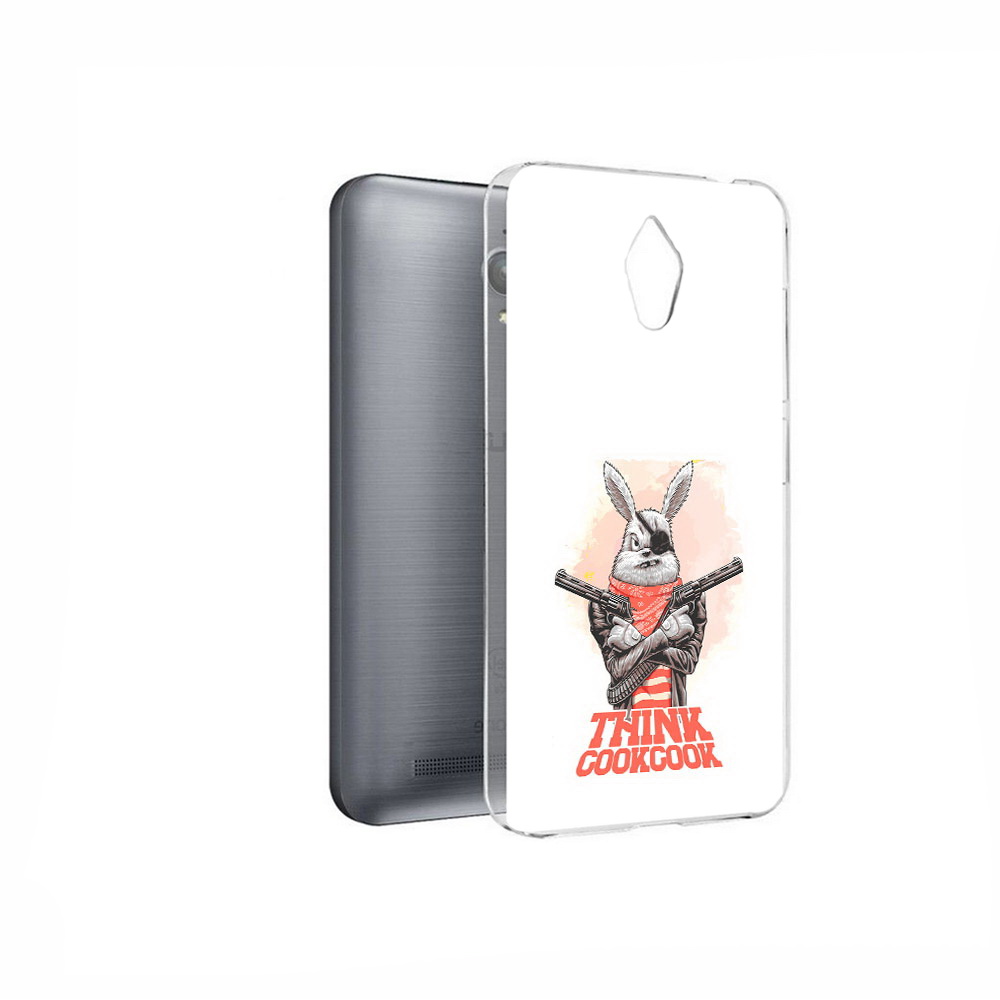 

Чехол MyPads Tocco для Asus ZenFone Go (ZC500TG) кролик пират, Прозрачный, Tocco