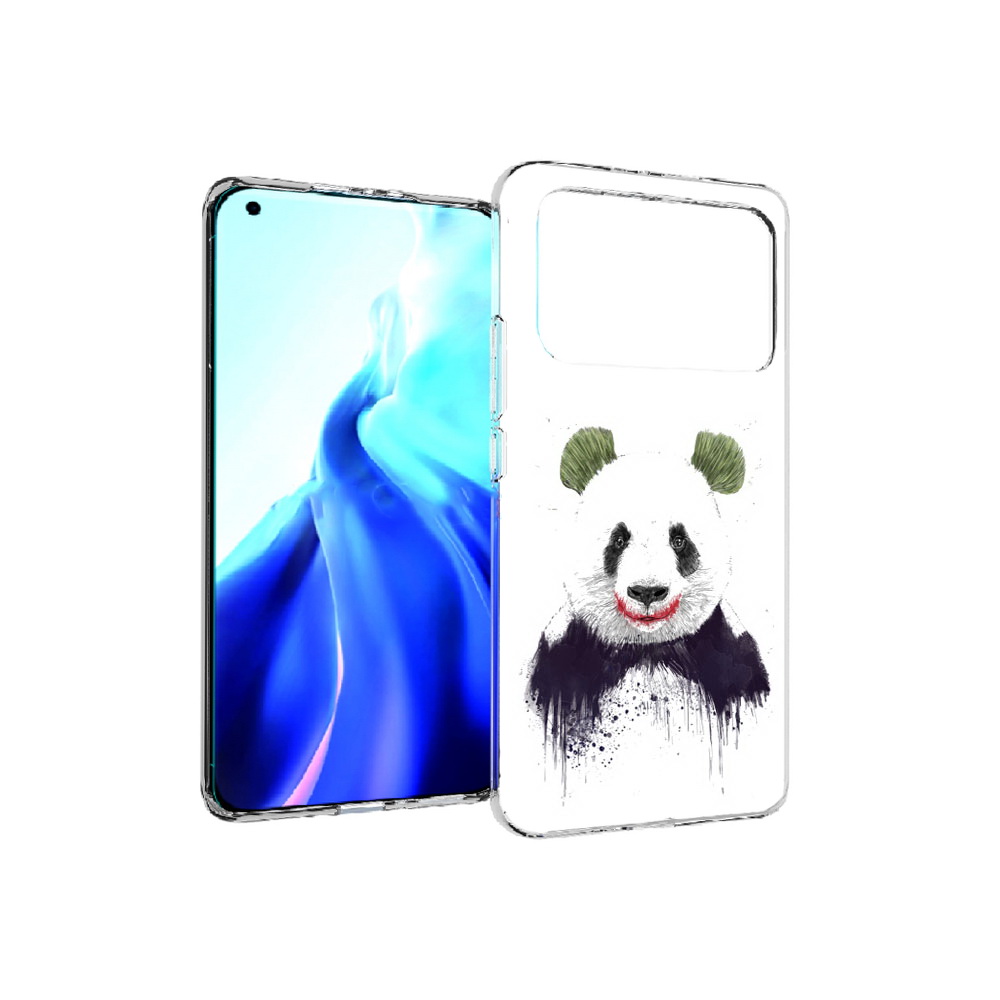 

Чехол MyPads Tocco для Xiaomi Mi 11 Ultra панда джокер (PT160500.261.533), Прозрачный, Tocco