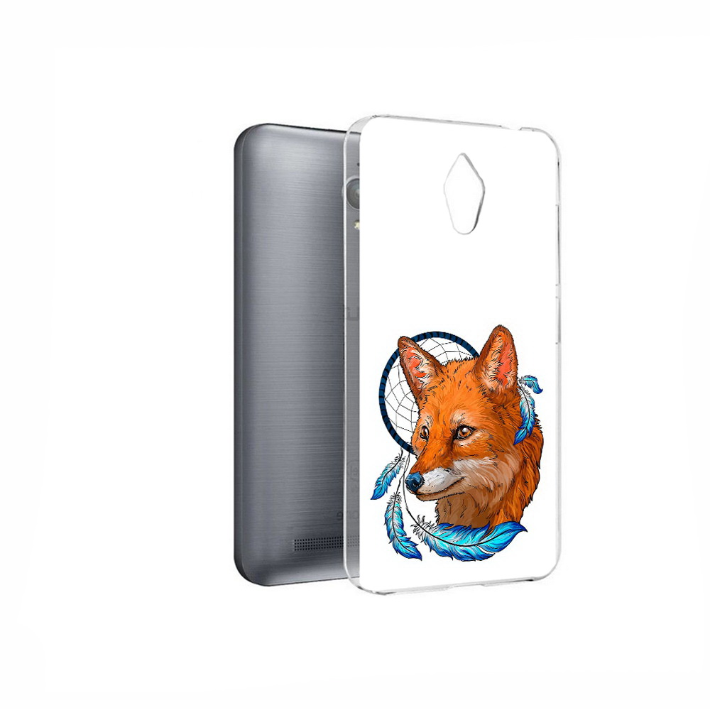 

Чехол MyPads Tocco для Asus ZenFone Go (ZC500TG) лиса и ловец снов, Прозрачный, Tocco