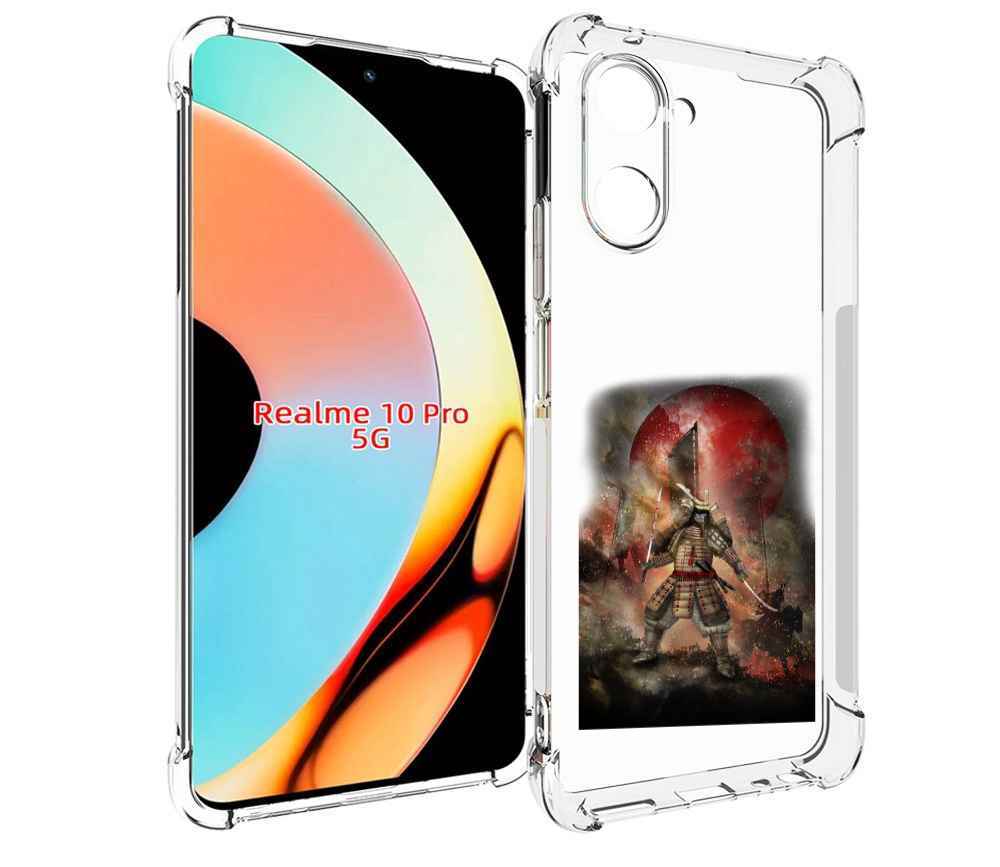 

Чехол бампер MyPads китайскийвоин для Realme 10 Pro противоударный, Прозрачный, Tocco