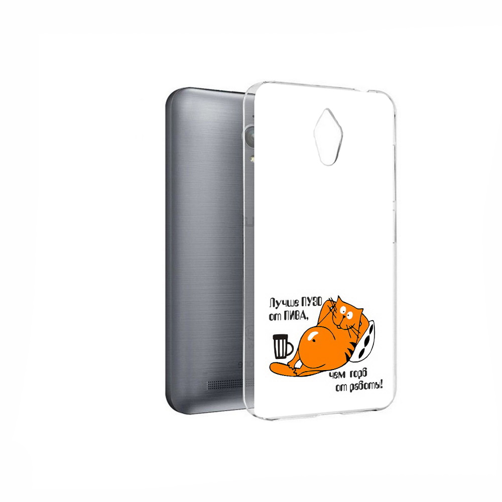 

Чехол MyPads Tocco для Asus ZenFone Go (ZC500TG) лучше пузо, Прозрачный, Tocco